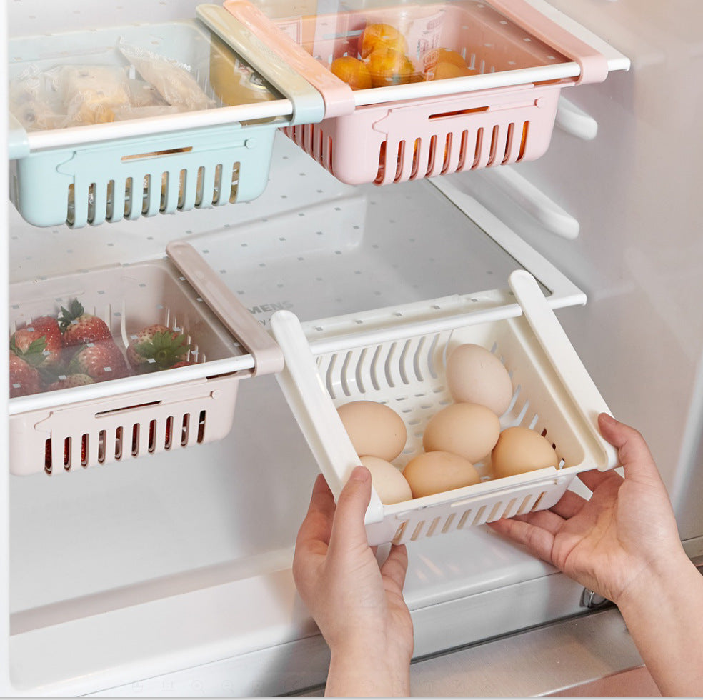 🧺 Organizador Extensible para Nevera | Más Espacio, Más Orden y Todo al Alcance de tu Man