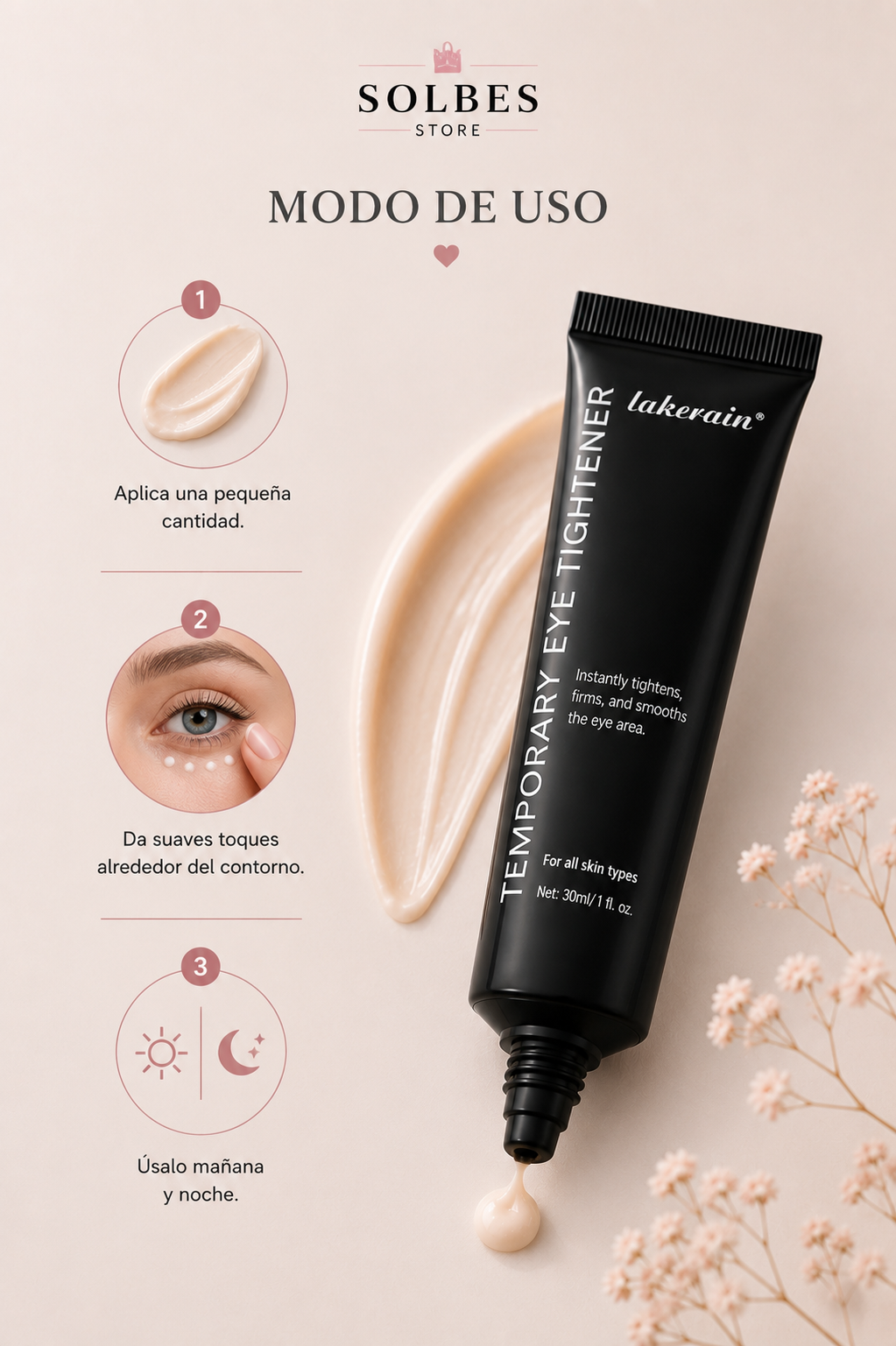 Crema Reafirmante para el Contorno de Ojos