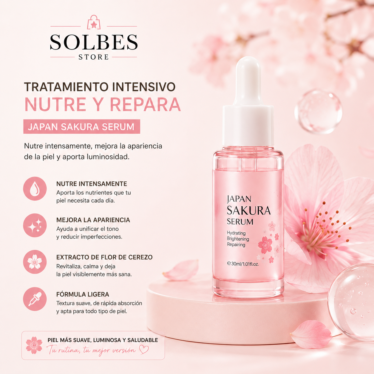 Kit Facial Sakura 4 Pasos