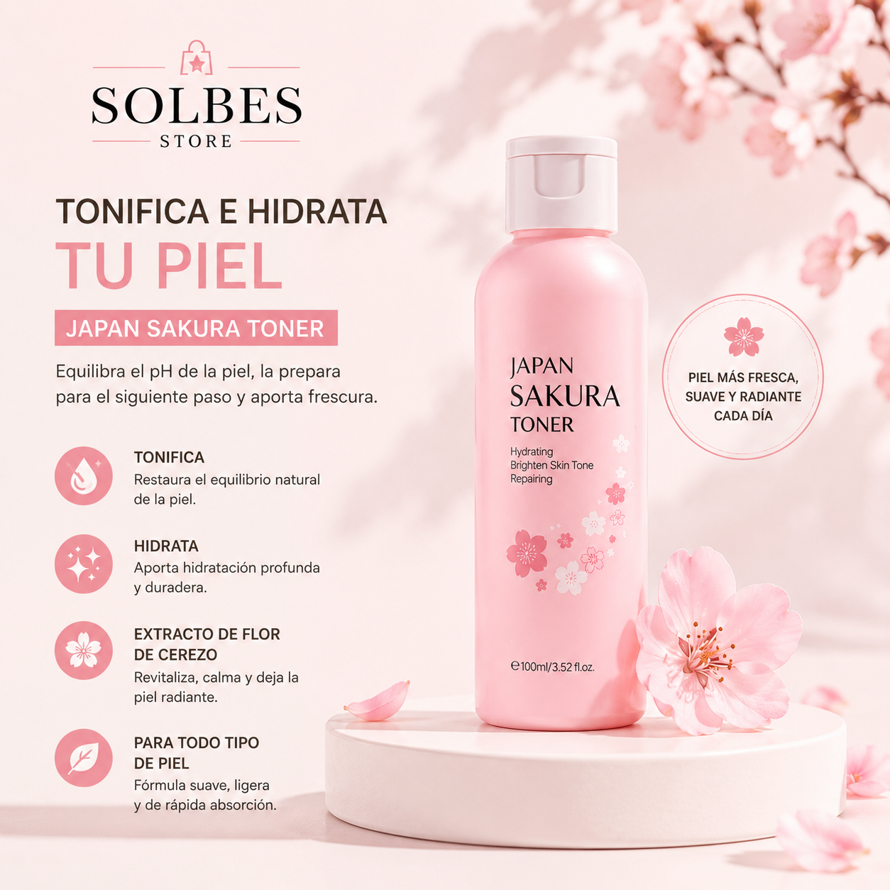 Kit Facial Sakura 4 Pasos