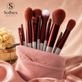 Juego de Brochas de Maquillaje Suaves Premium - 13 Piezas (Un Juego)