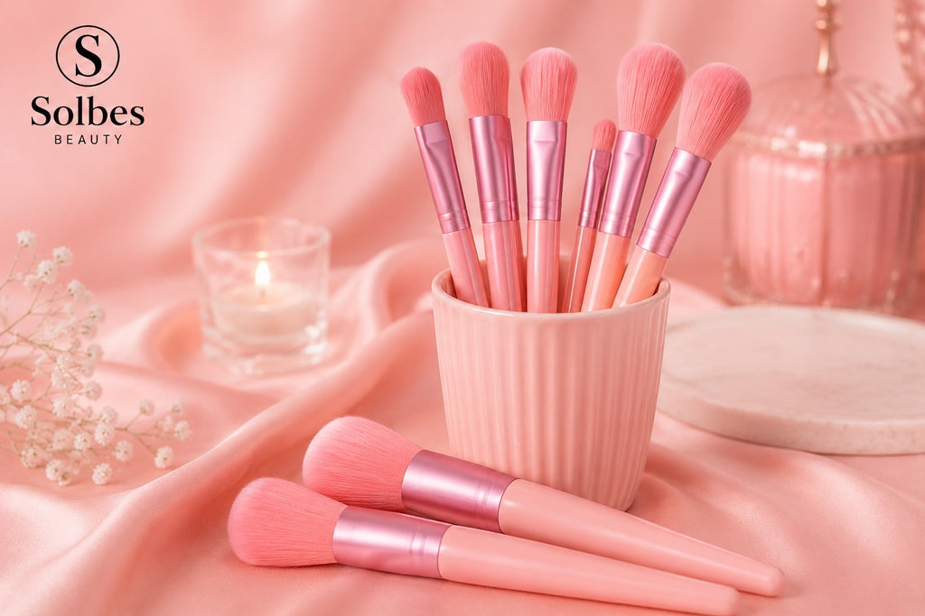 Juego de Brochas de Maquillaje Suaves Premium - 13 Piezas (Un Juego)