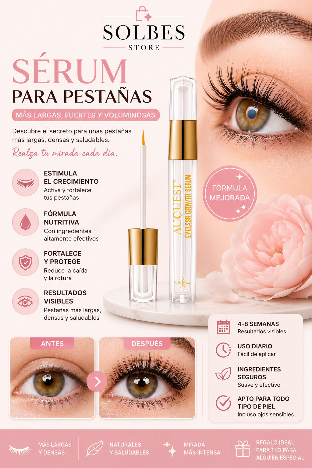 Sérum Crecimiento de Pestañas