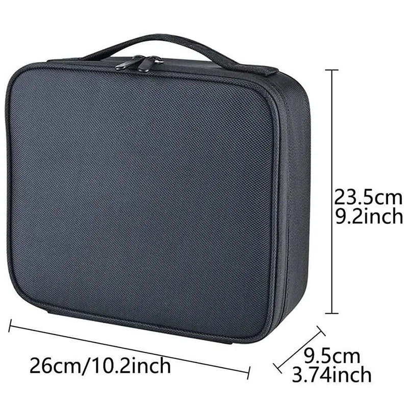 Organizador de Maquillaje Profesional con Divisores Ajustables | Estuche de Viaje Impermeable | Gran Capacidad | Disponible en 5 Colores