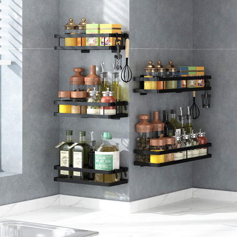 Rack de Pared Multifuncional para Organización de Especias